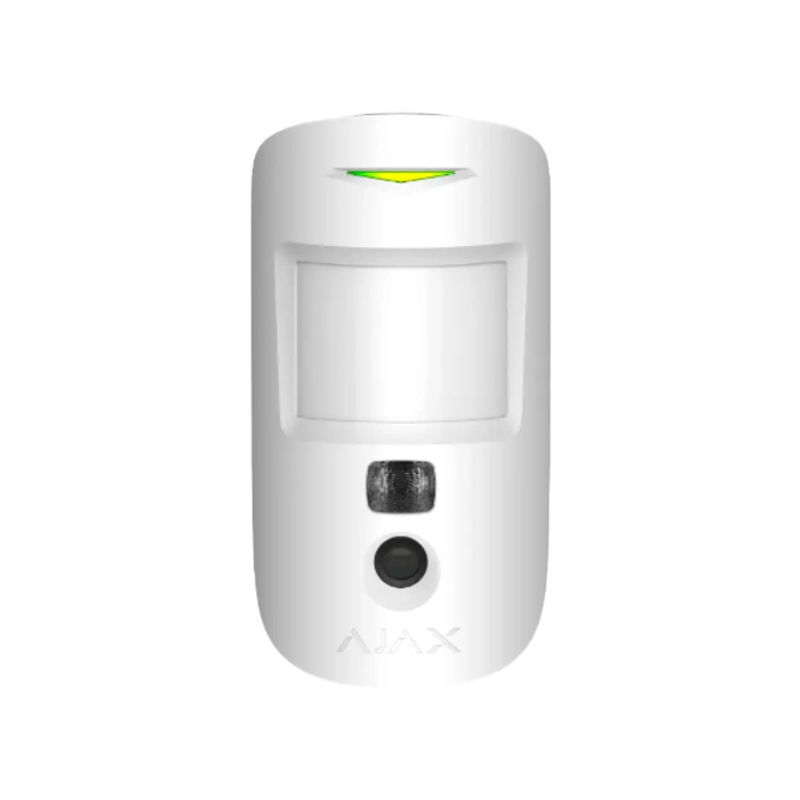 Motioncam Detector Inalámbrico De Movimiento Con Cámara Ajax (9Na) Color Blanco