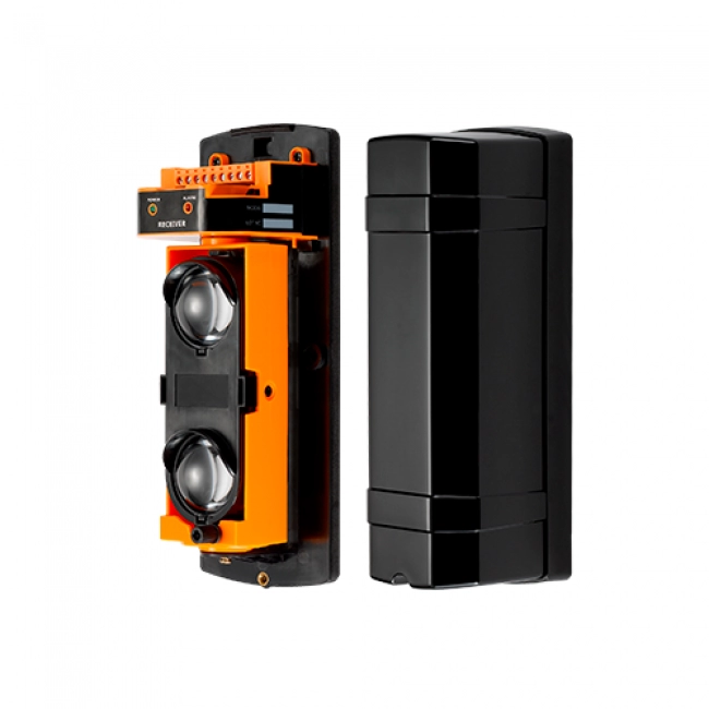 Barrera Perimetral De 2 Haces IR Alcance 100m 4 Frecuencias