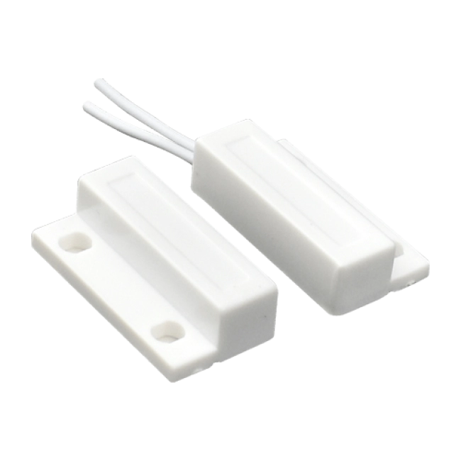 Contacto Magnético Para Ventanas Normalmente Cerrado Color Blanco