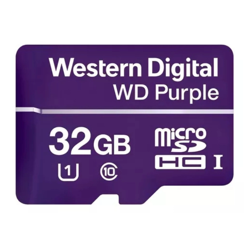 Microsd Wd Purple Clase 10 32Gb Para Videovigilancia