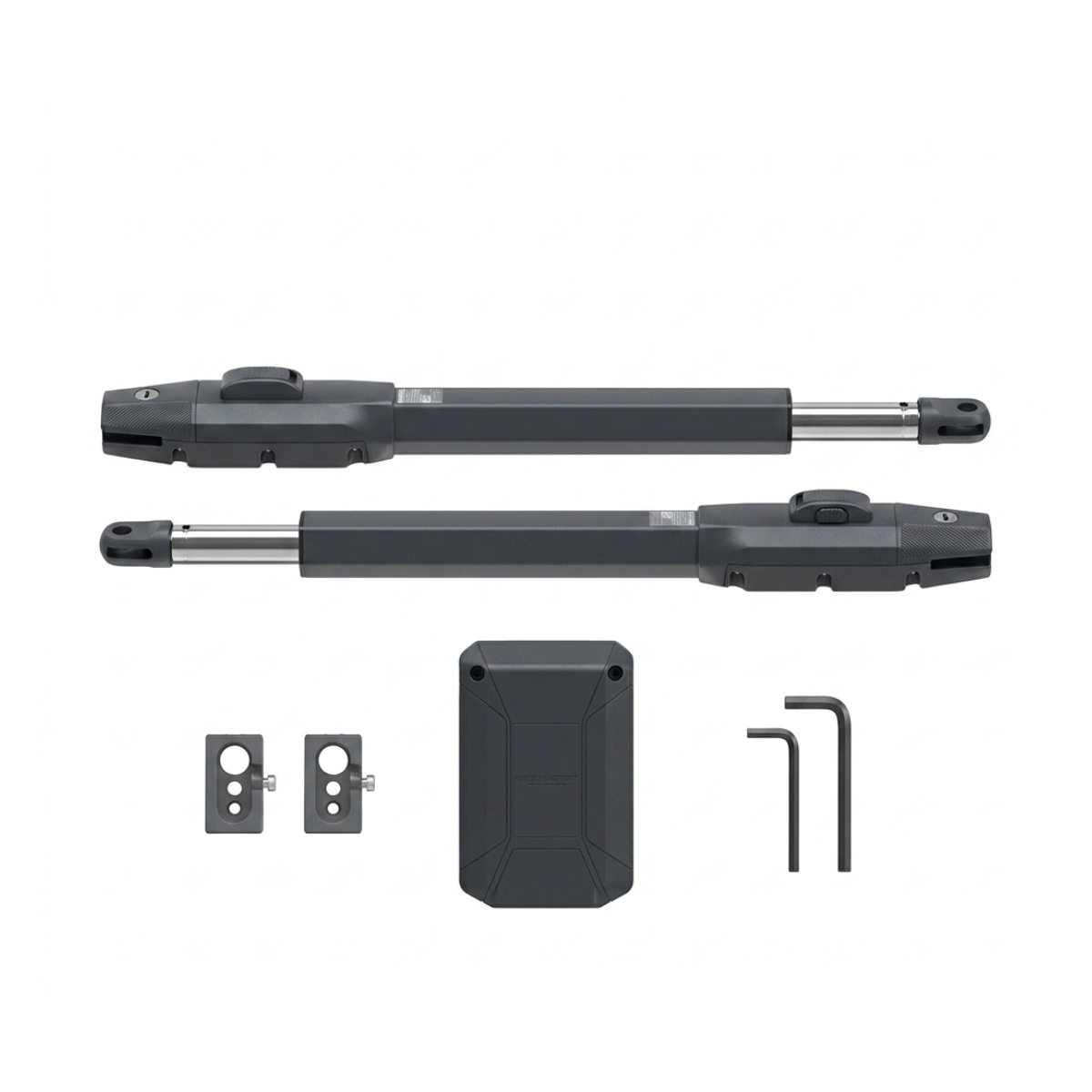 Kit De Motores Batientes Elite Twist250 Para Puertas Abatibles De 2.5 Mts Y 250 Kg Por Hoja.