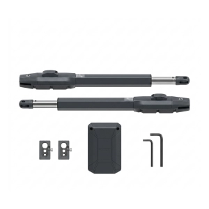 Kit De Motores Batientes Elite Twist250 Para Puertas Abatibles De 2.5 Mts Y 250 Kg Por Hoja.