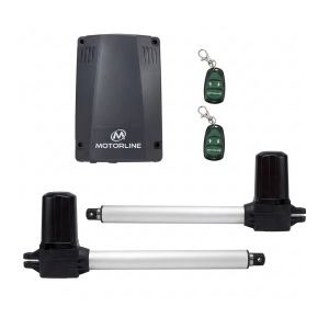 Kit De Motores Batientes Accessmatic Eagle 250 Para Puertas De 2 Hojas De 3Mt De Ancho O Max 250 Kg.