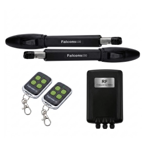 Kit De Motores Batientes Falcon 300 Para Puertas De 2 Hojas De 3Mt De Ancho O Max 300Kg De Peso Por Hoja