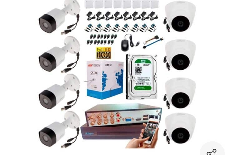 Combo 8 Cámaras Gama Alta