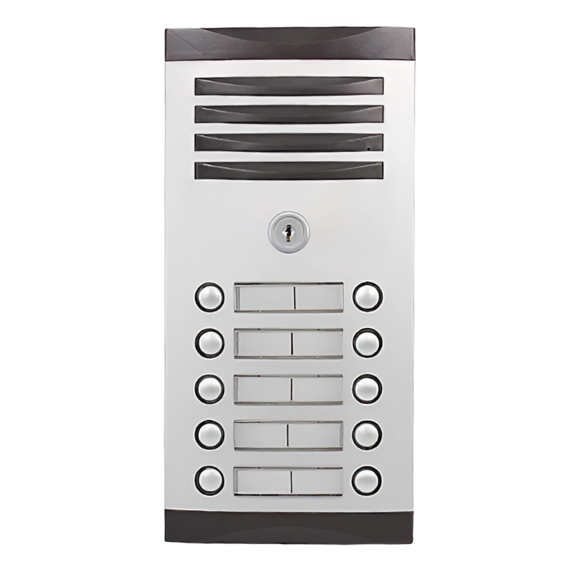 Frente De 10 Botones Para Edificio