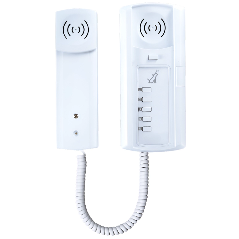 Teléfono diseño Bot de pared de 5 botones para intercomunicación