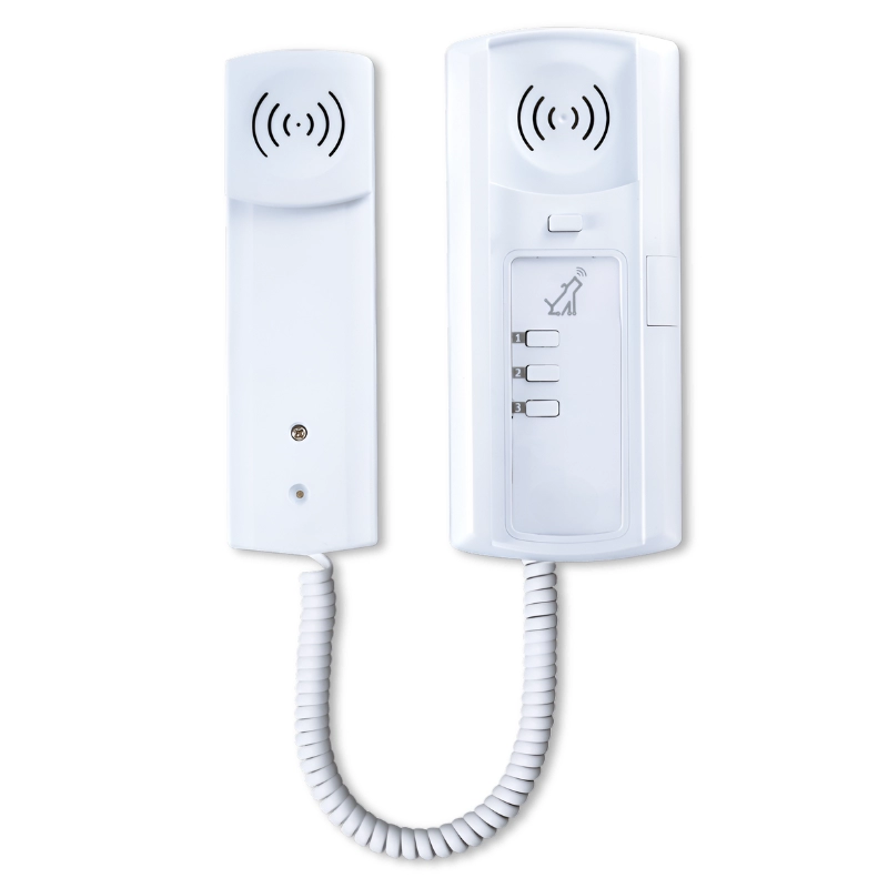 Teléfono diseño Bot de pared de 3 botones para intercomunicación