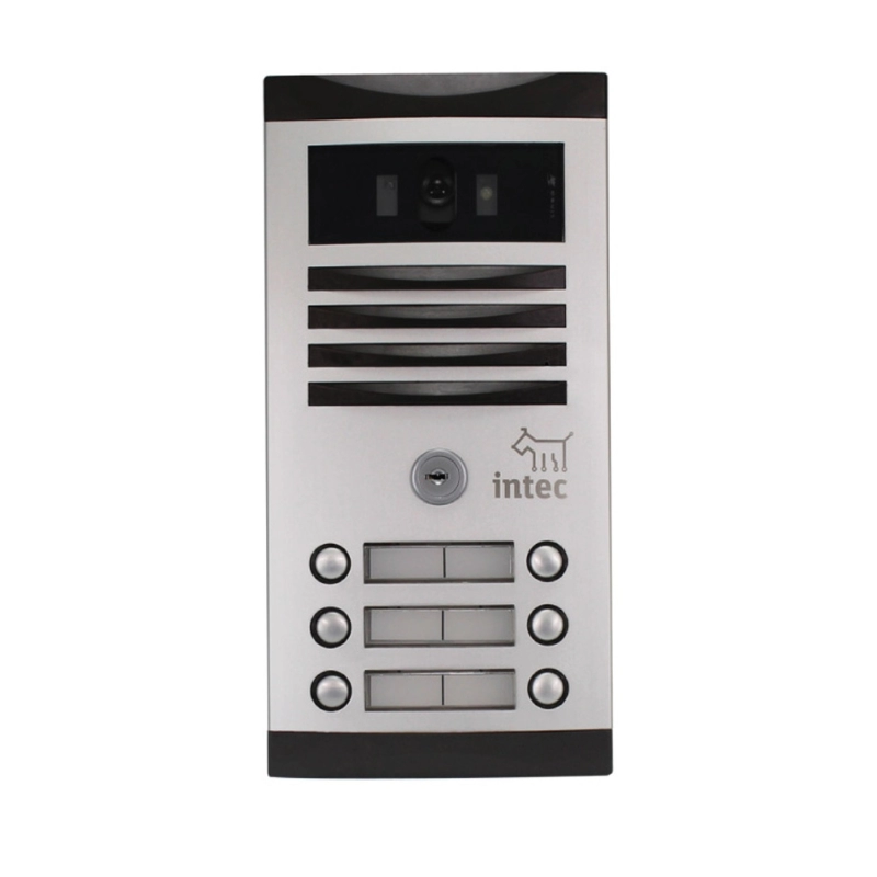 Telecámara A Color De 6 Botones Para Edificio