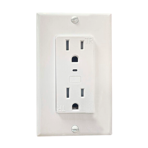 Tomacorriente Doble Wifi Blanca