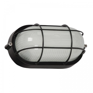 Tortuga LED 60W Negra Ovalada Pequeña