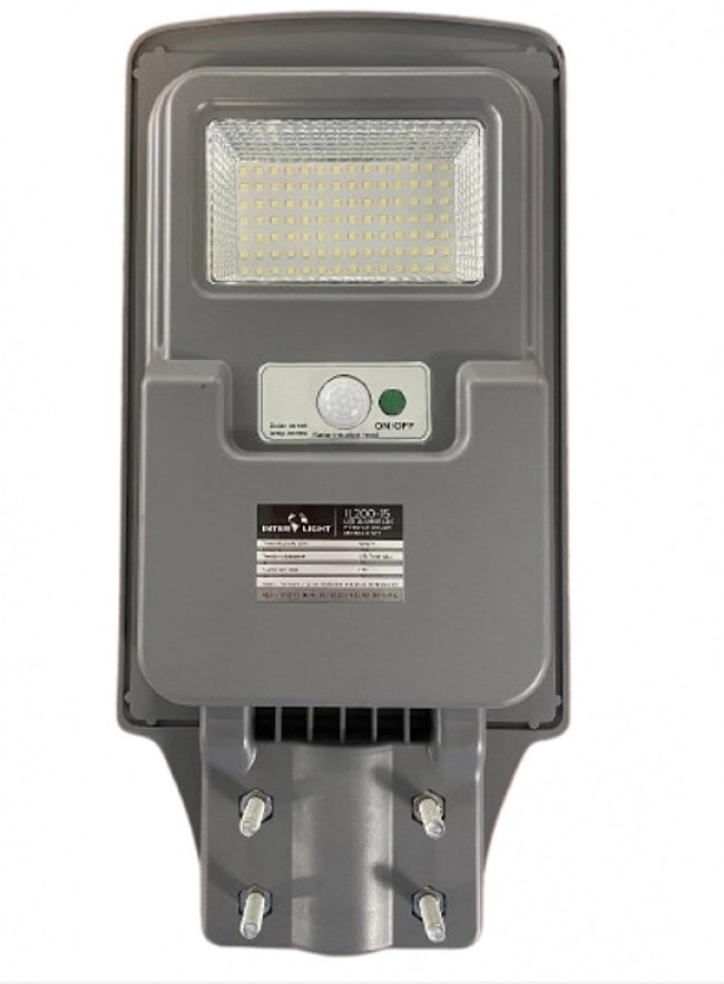 Luminaria Led Solar 200W - 6500K, Alta Potencia