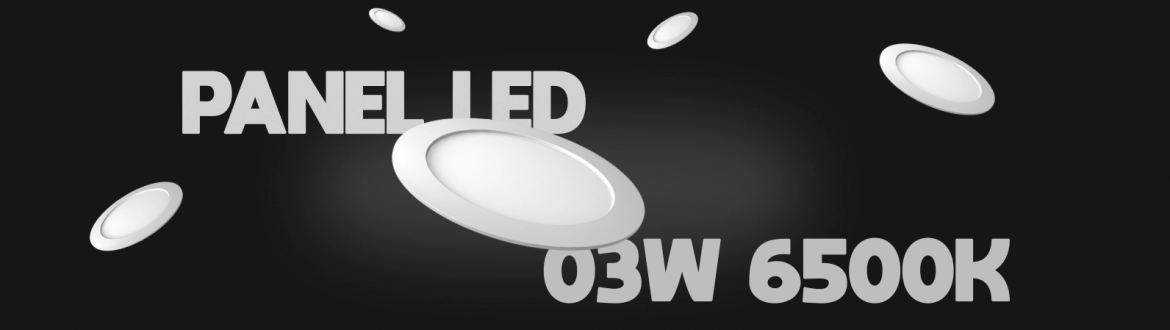 Panel Led 03W 6500K Gl-001