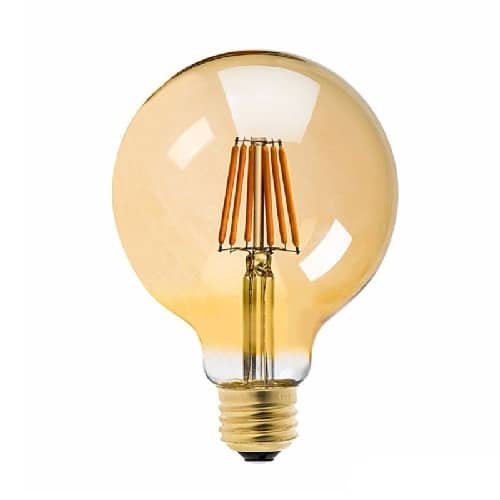 Bombillo LED Lumek E27 Vintage 6W/7W Globo G125