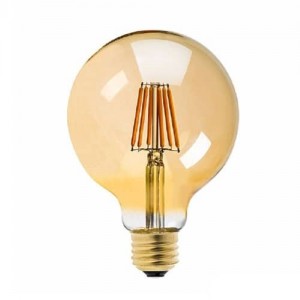 Bombillo LED Lumek E27 Vintage 6W/7W Globo G125