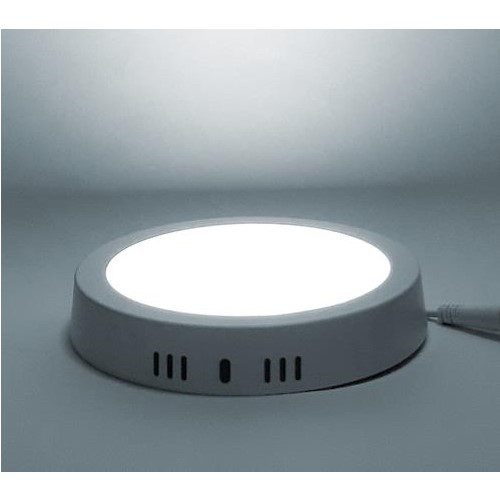 Panel LED Redondo de Sobreponer 12W Luz Blanca