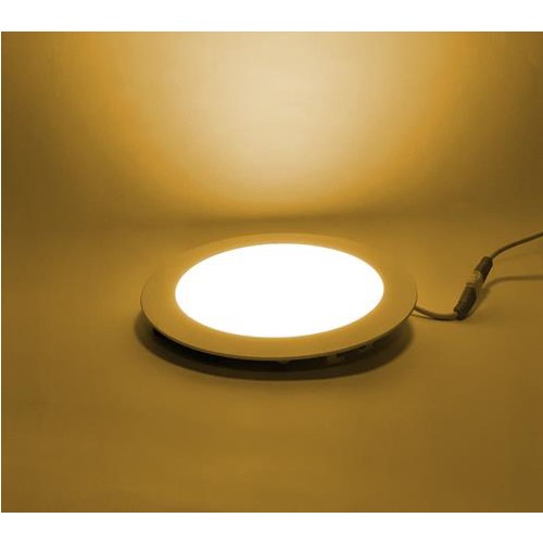 Panel LED Redondo de Incrustar 9W Luz Cálida