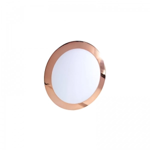 Panel LED Borde Cooper Redondo incrustar 6W 4"