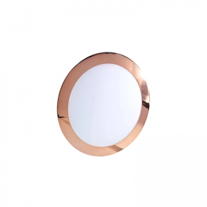 Panel LED Borde Cooper Redondo incrustar 12W 6"