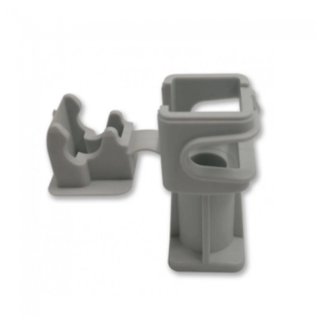Soporte anillo Clic 10mm gris