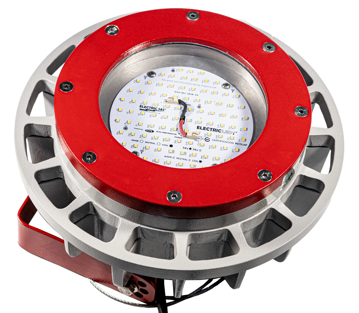 Luminaria Circular White Sapphire 50W