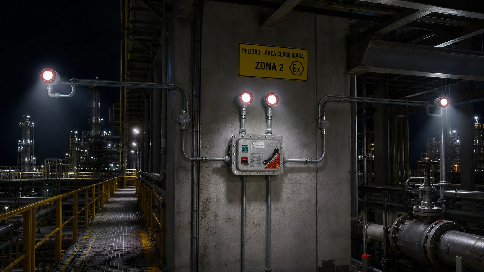 Luminaria De Emergencia Extendida NEMA 7