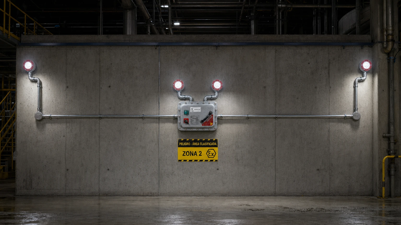 Luminaria De Emergencia Extendida NEMA 7