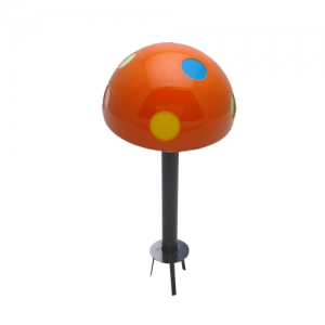 Luminaria de Pie Tipo Hongo – Naranja