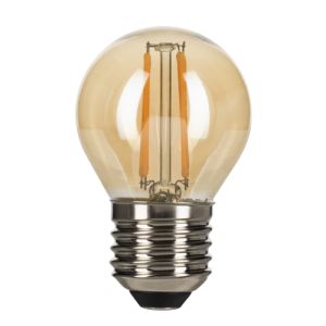 Led Globo Filamneto Ambar 4W 3000K