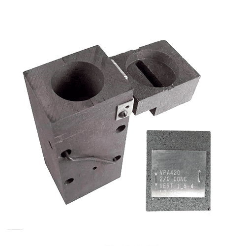 Molde Grafito Cable Paralelo a Varilla 5-8-1-0 - 4