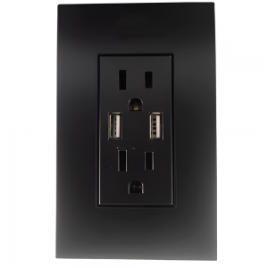 Toma Con Polo + USB Doble