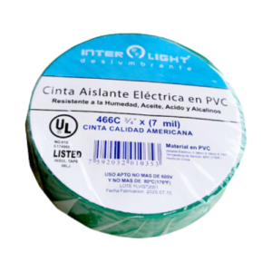 Cinta Aislante En Pvc Verde