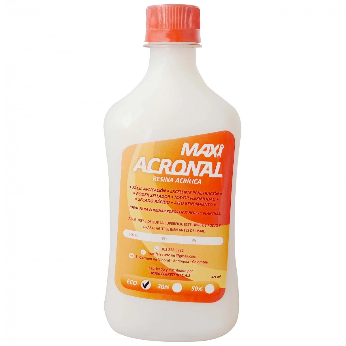 MAXI ACRONAL ECONOMICO 375 ML (10/30 PCS)