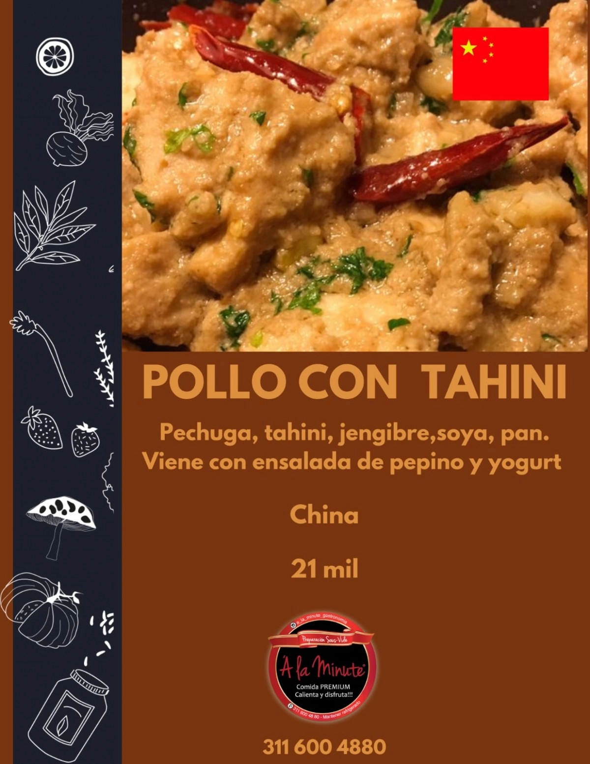 POLLO CON TAHINI