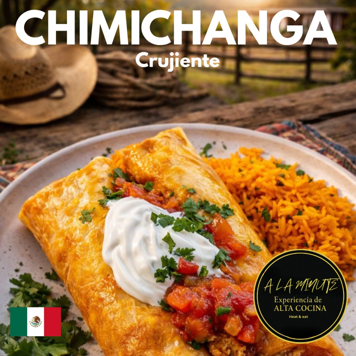 CHIMICHANGA DE POLLO