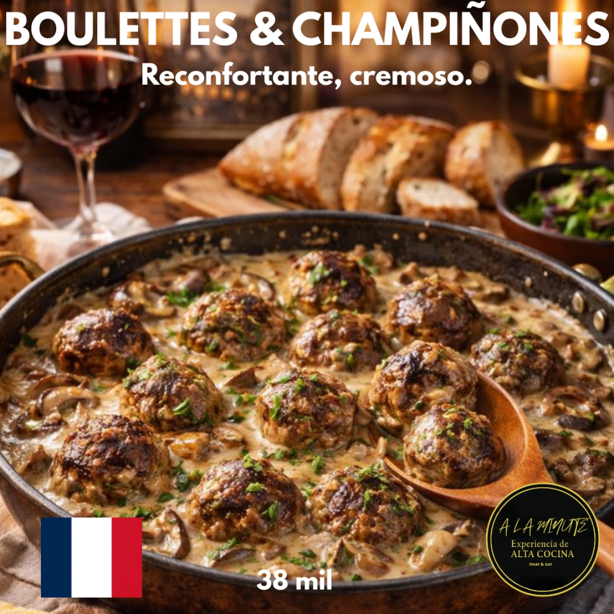 BOULETTES & CHAMPIÑONES