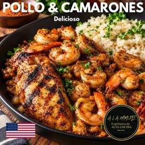 POLLO & CAMARONES