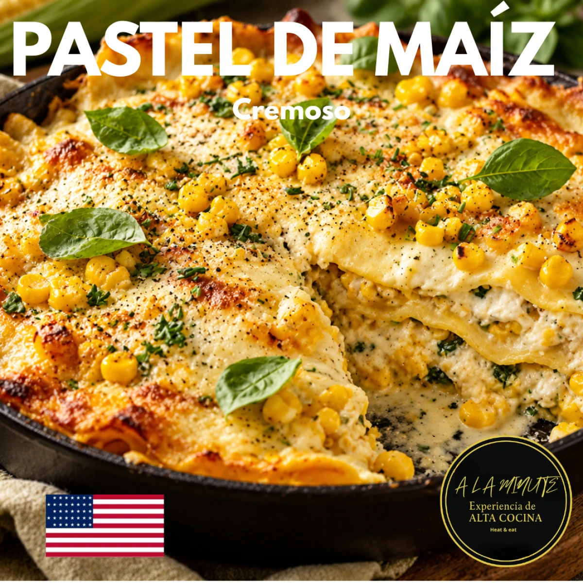 PASTEL DE MAÍZ DULCE