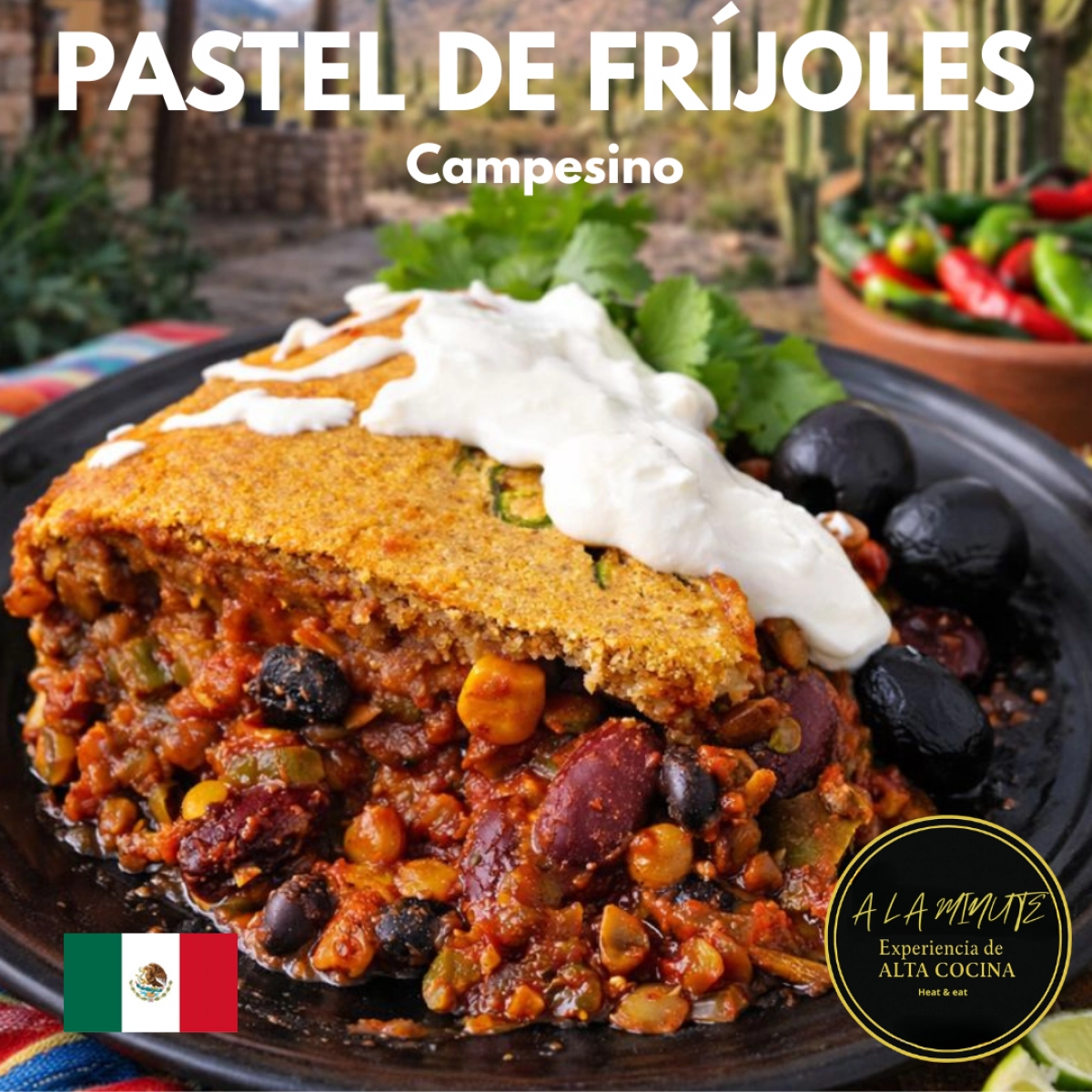 PASTEL DE FRÍJOLES
