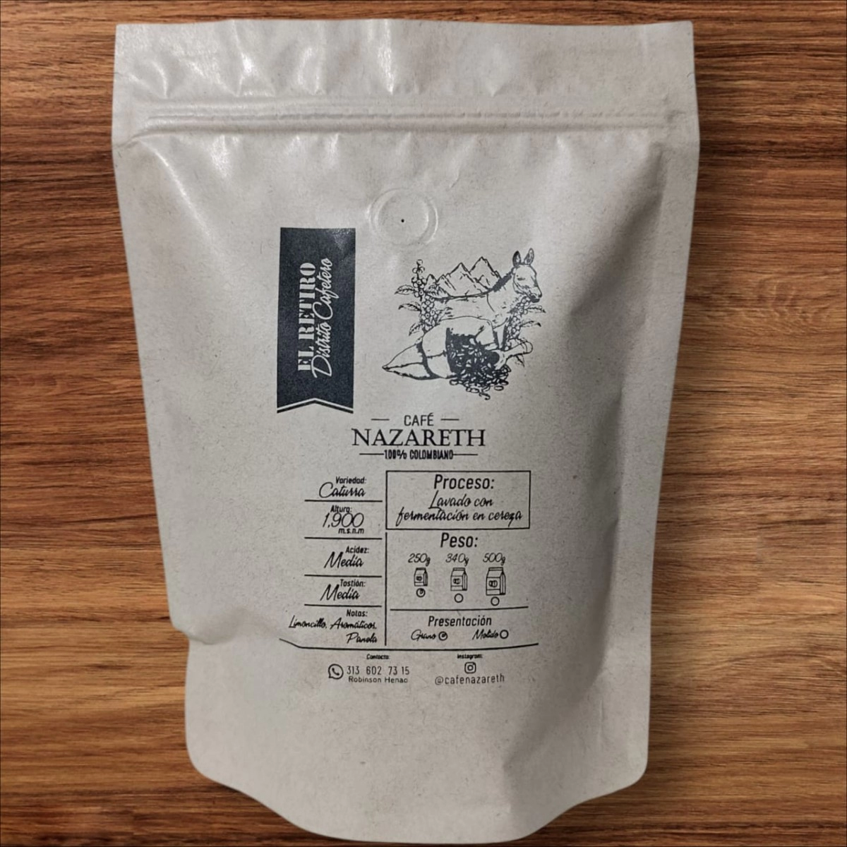 Caturro en Grano 250 gr