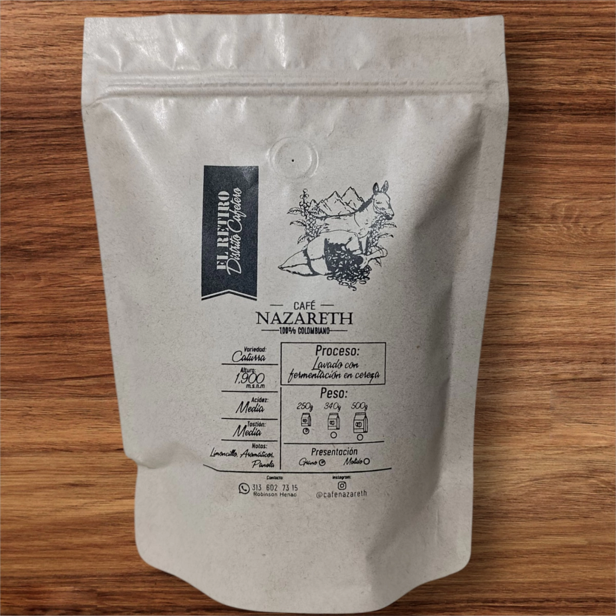 Caturro molido 500 gr