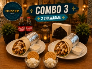 COMBO 3 .  DOS  SHAWARMAS