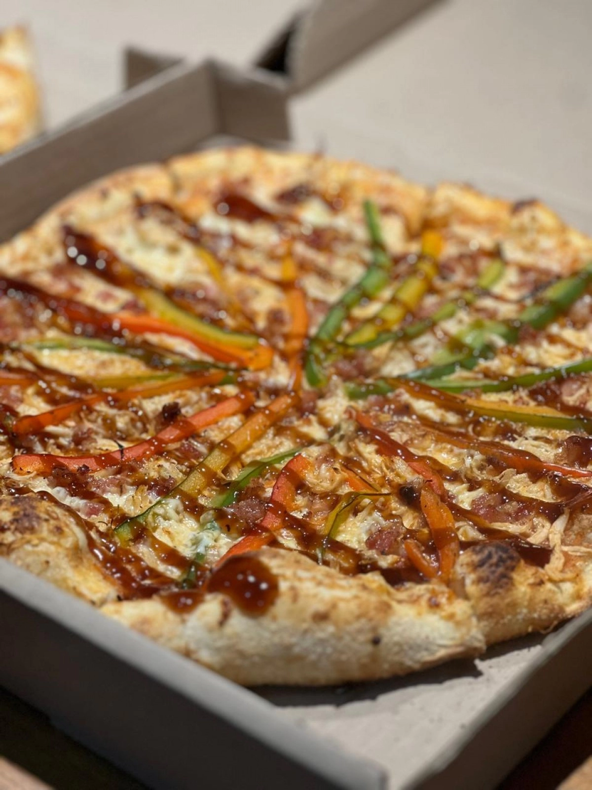 PIZZA POLLO BBQ