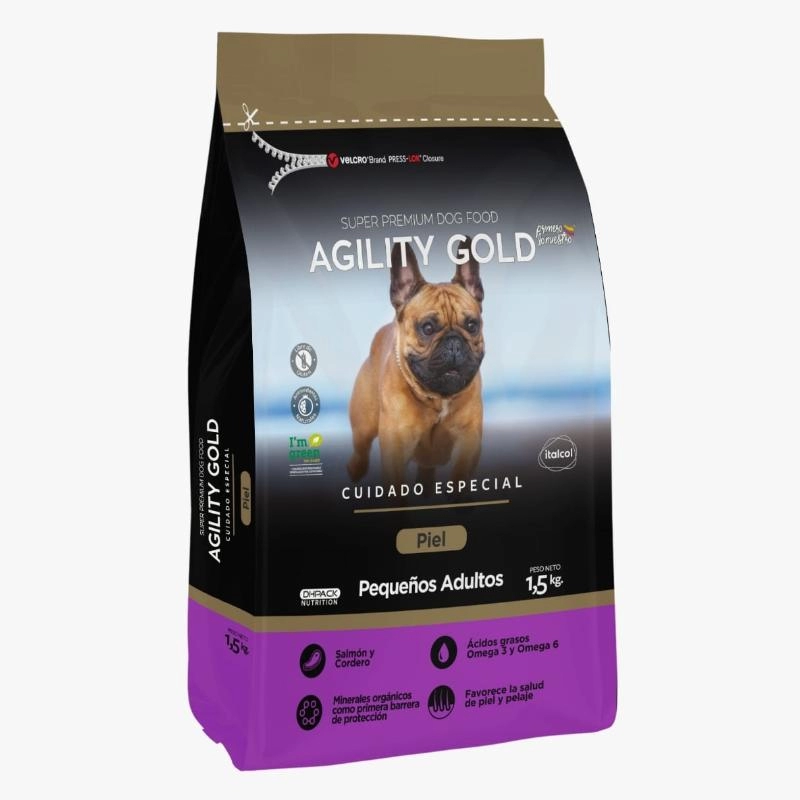 AGILITY PEQUEÑOS ADULTOS PIEL
