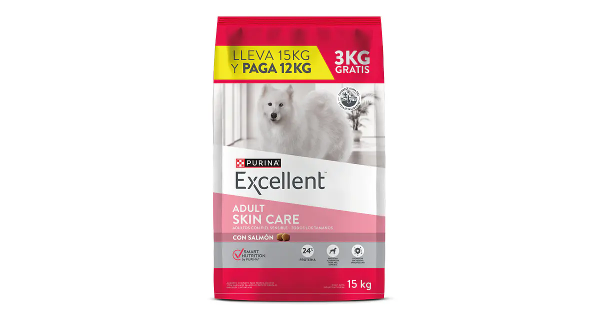 EXCELLENT PERRO SKIN CARE CON SALMON