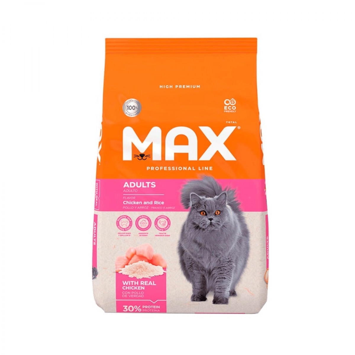 MAX CAT ADULTO FRANGO Y ARROZ