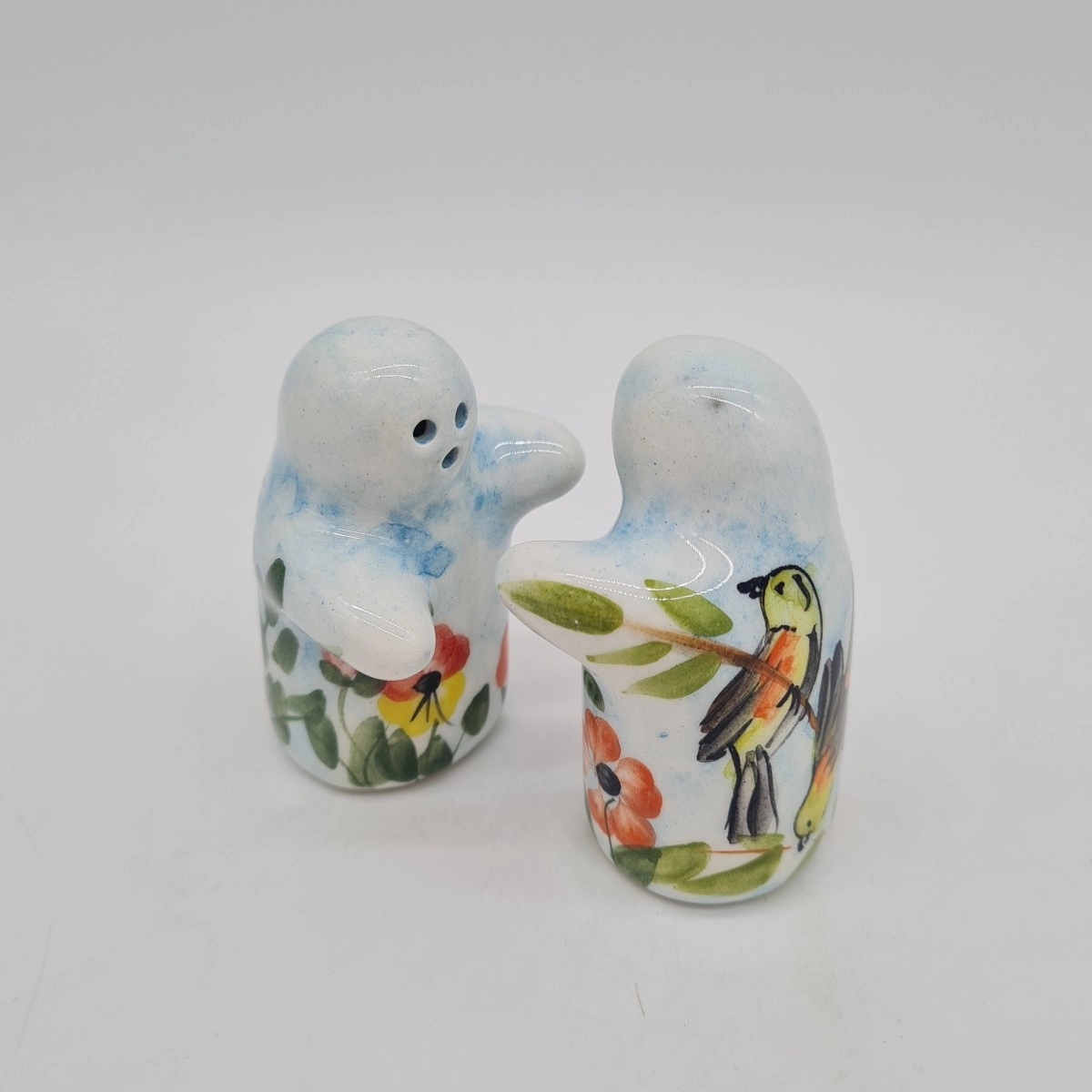 Salero Pajaros y Flores