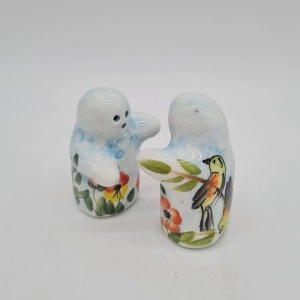 Salero Pajaros y Flores
