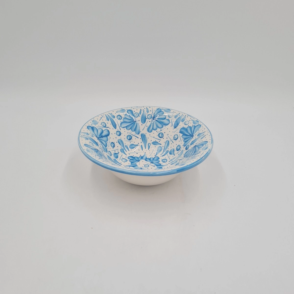 Puesto de Vajilla Trébol Azul Turquesa