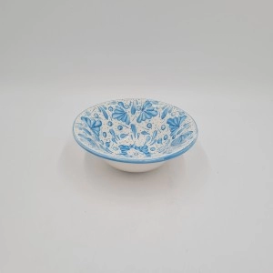 Puesto de Vajilla Trébol Azul Turquesa